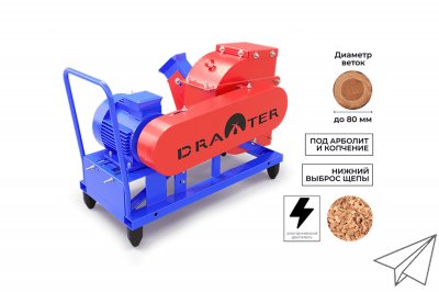 Промышленный щепорез DraXter Щ-350Э