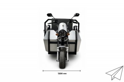 Грузовой трицикл Draxter ТМГ 500 15 л.с. оцинкованный